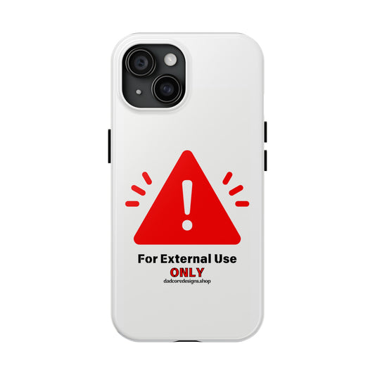 For External Use Only iPhone 15 (Pro, Plus, Pro Max) Tough Phone Cases